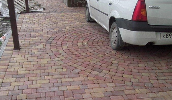 Укладка тротуарной плитки